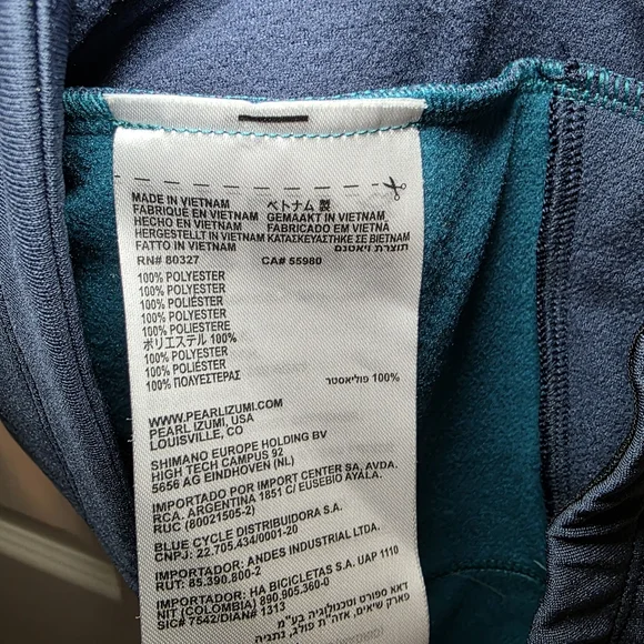 Pearl Izumi Softshell Full Zip Jacket Men's Size Large L - Picture 10 of 10